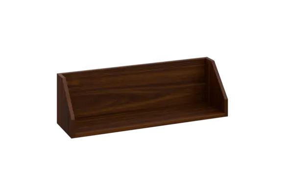 BPA - 80 police na zeď, 240x800x240, ořech královský